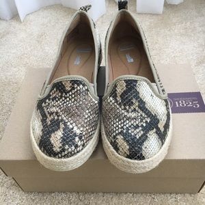 clarks leather espadrilles